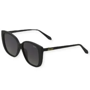 QUAY Ever After Sunglasses Matte Black Frame Smoke Gradient Lenses Large NWT EVER AFTER Oversized Square Sunglasses for Women – QUAY main image 4
